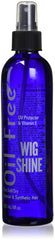 Bonfi Natural Oil-Free Wig Shine Spray bottle front shows sleek design and lightweight shine