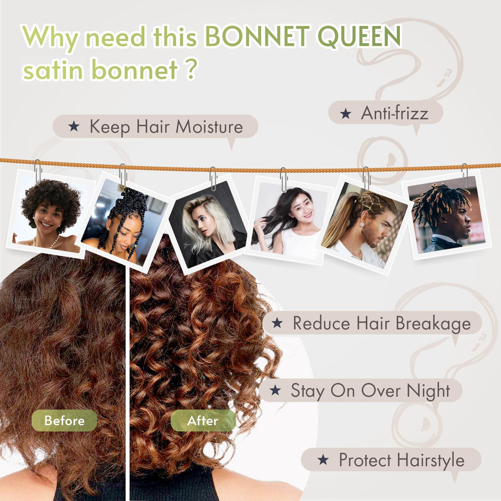 BONNET QUEEN bow-styling foreground shows versatile look options