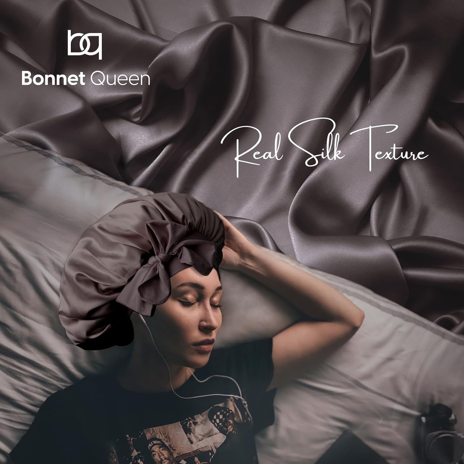 BONNET QUEEN breathable satin material emphasis on comfortable wear