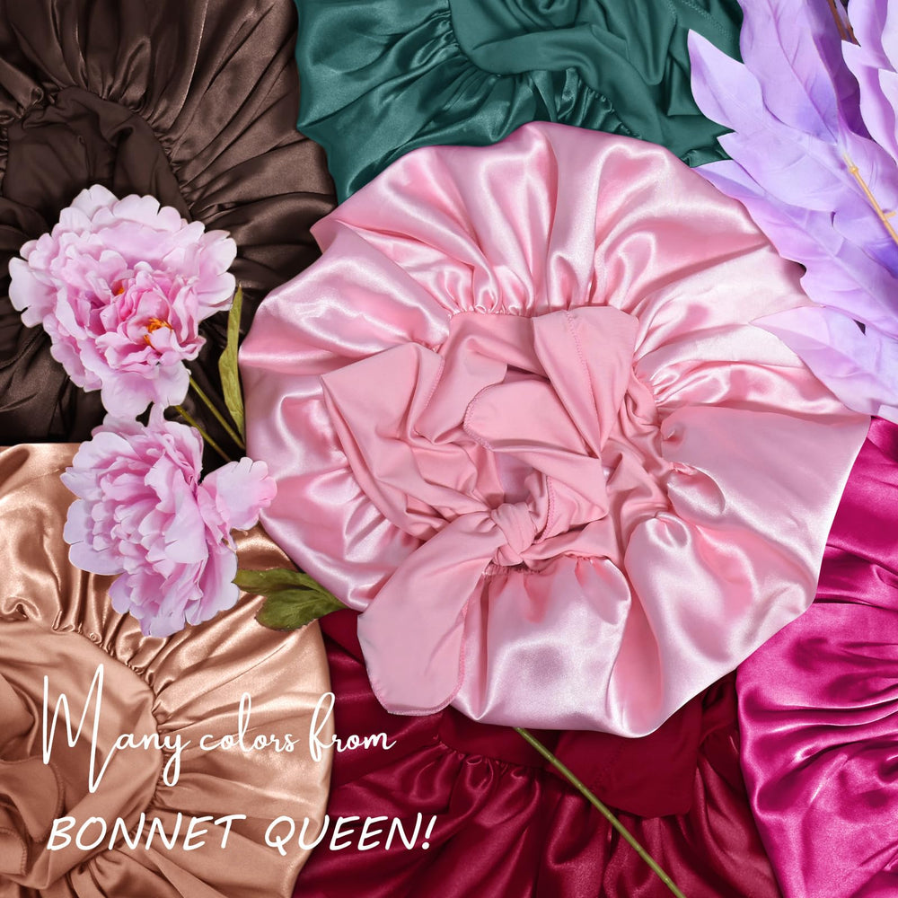 BONNET QUEEN edge-protection close-up highlights wig-safe grip