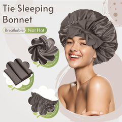 BONNET QUEEN stretchy-band material detail emphasizes breathable, skin-friendly construction