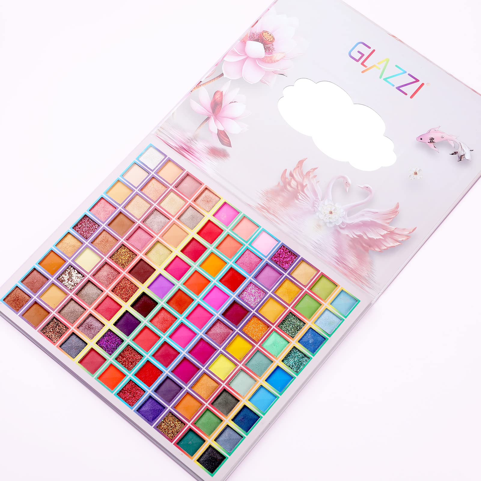 BONNIE CHOICE 99 Colors Eyeshadow Palette packaging highlights compact travel-friendly design