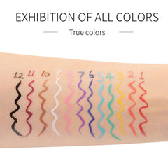 BONNIE CHOICE blue eyeliner pencil adds bold neon pop