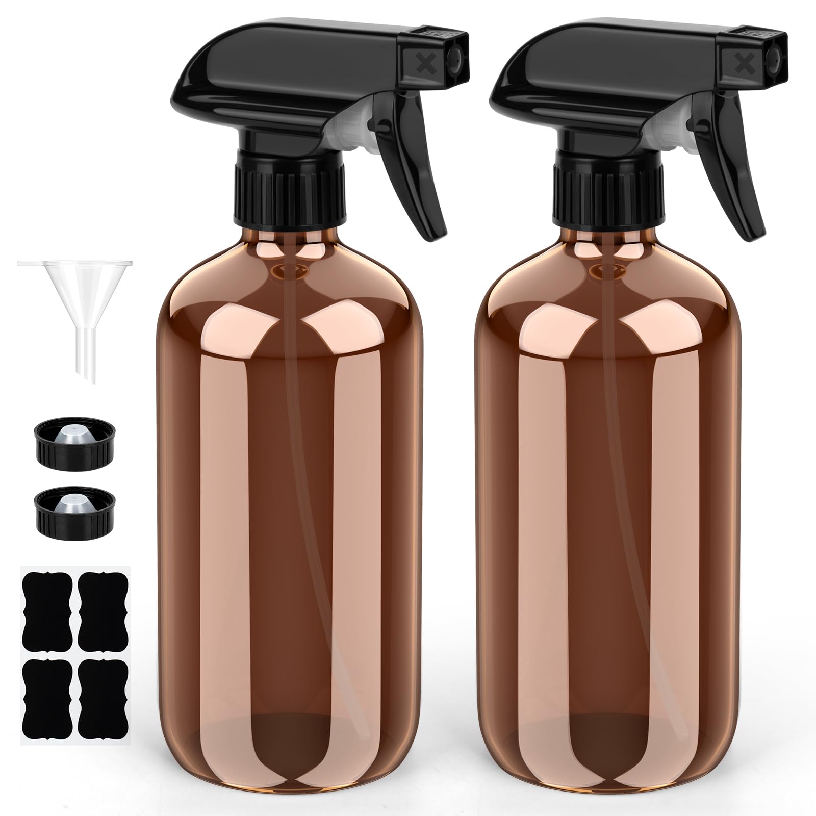 Bontip amber glass spray bottle 8oz with UV protection for essential oils