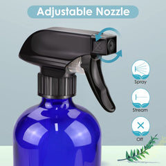 Bontip glass spray bottle kit with triggers and lids for easy refilling.