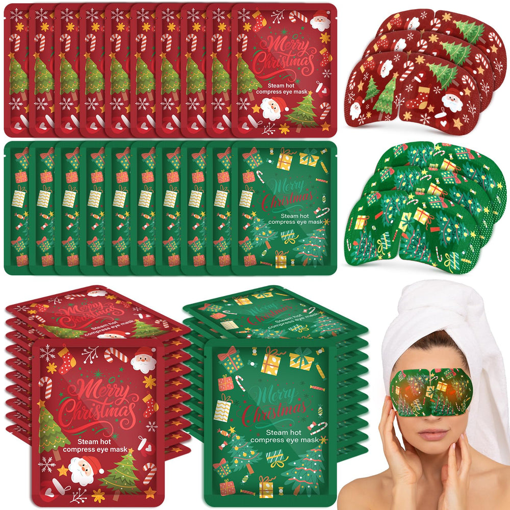Bonuci Christmas steam eye masks bulk packaging for convenient, shareable warmth.