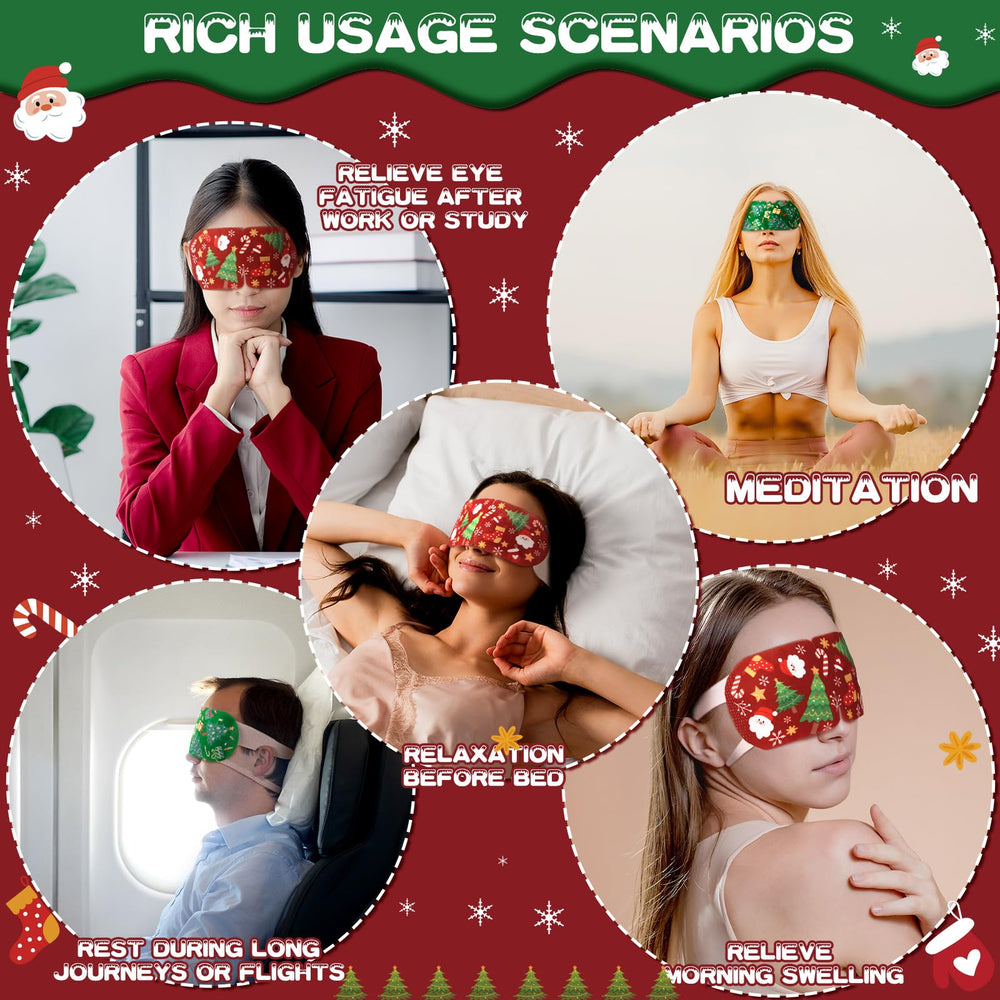 Bonuci Christmas stocking stuffer relaxation option with self-heating eye relief.