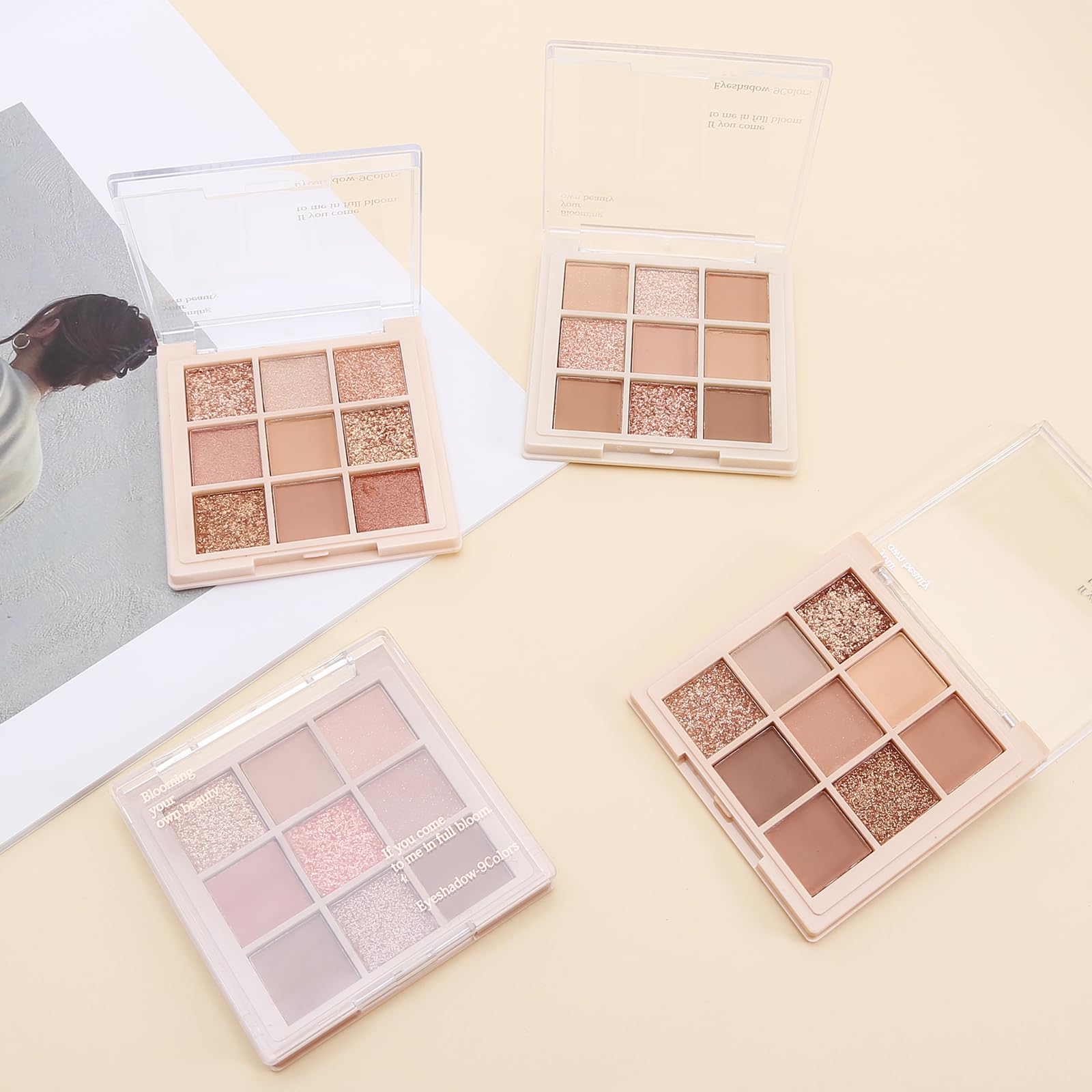 Boobeen Nude eyelid application guides users toward polished professional looking eye makeup.