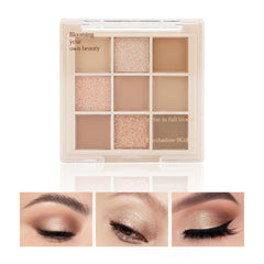 Boobeen Nude palette compact shows neutral shades for versatile day to night eye looks.