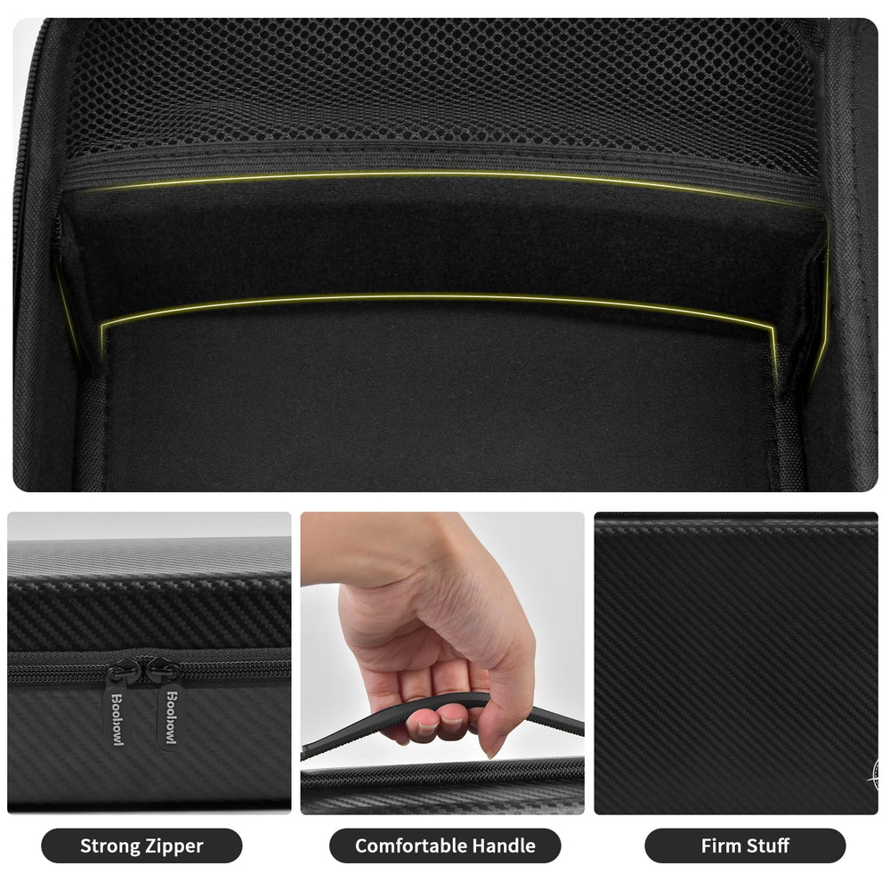 Boobowl Barber Accessories Bag carrying handle makes transport comfortable.