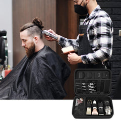 Boobowl hard travel case shown with open zipper for quick tool access during travel.