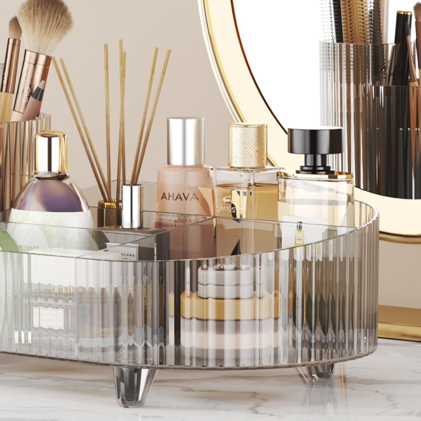 Booklov gift idea weddings valentines presents a stylish, practical vanity storage solution.