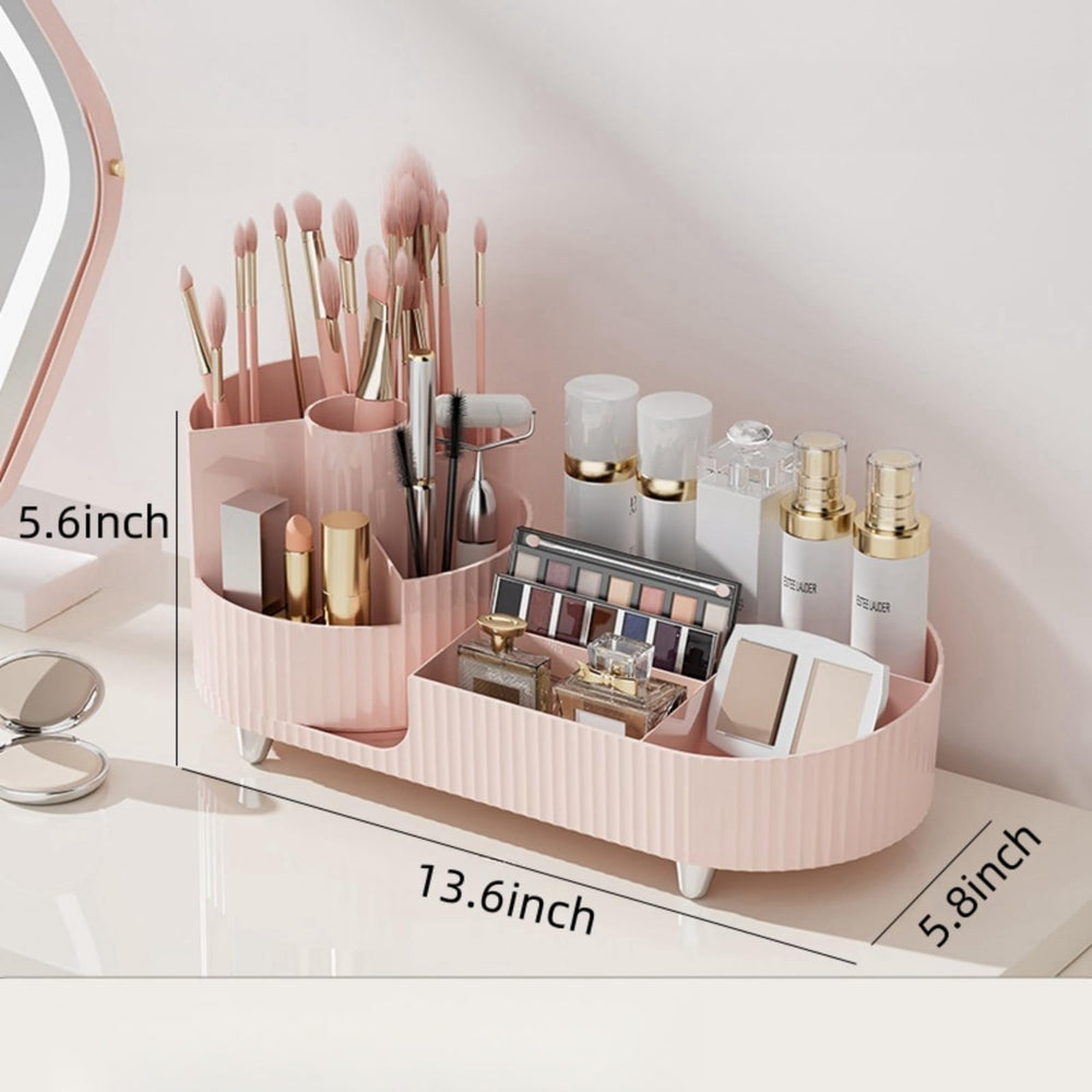 Booklov lipstick tray holds 10 lipsticks for fast shade selection.