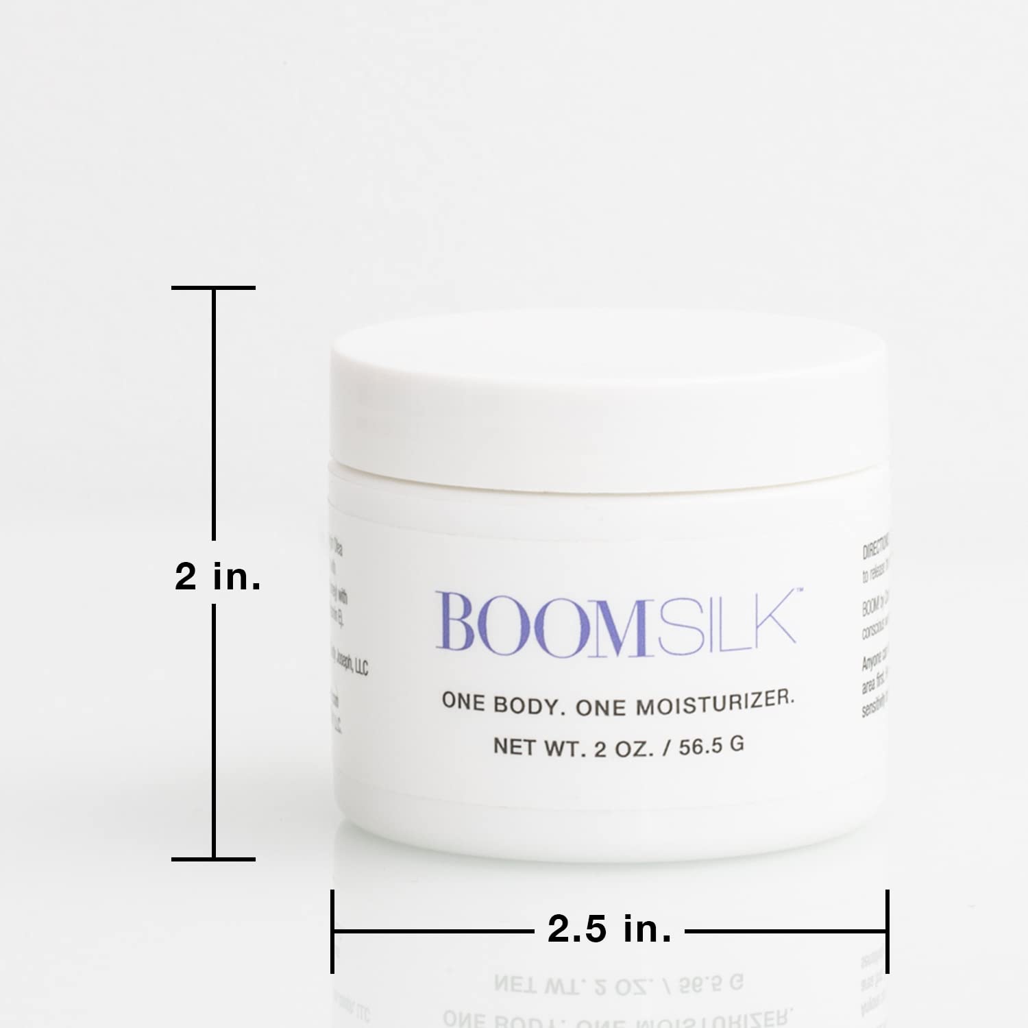 BOOM! by Cindy Joseph Boomsilk skin barrier demonstration with breathable hydration layer