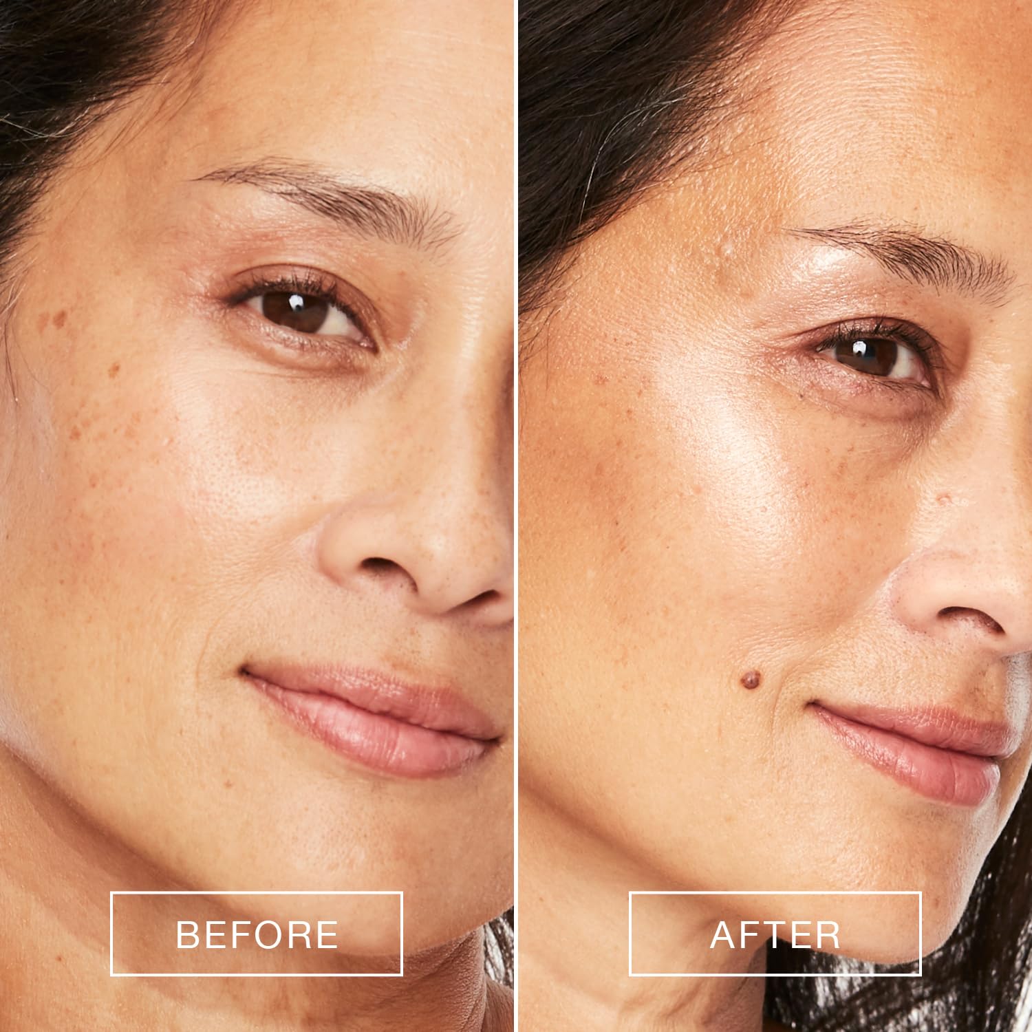 BOOM! Boomstick Glimmer highlights cheekbones-browbones-nose for gentle, dimensional definition.