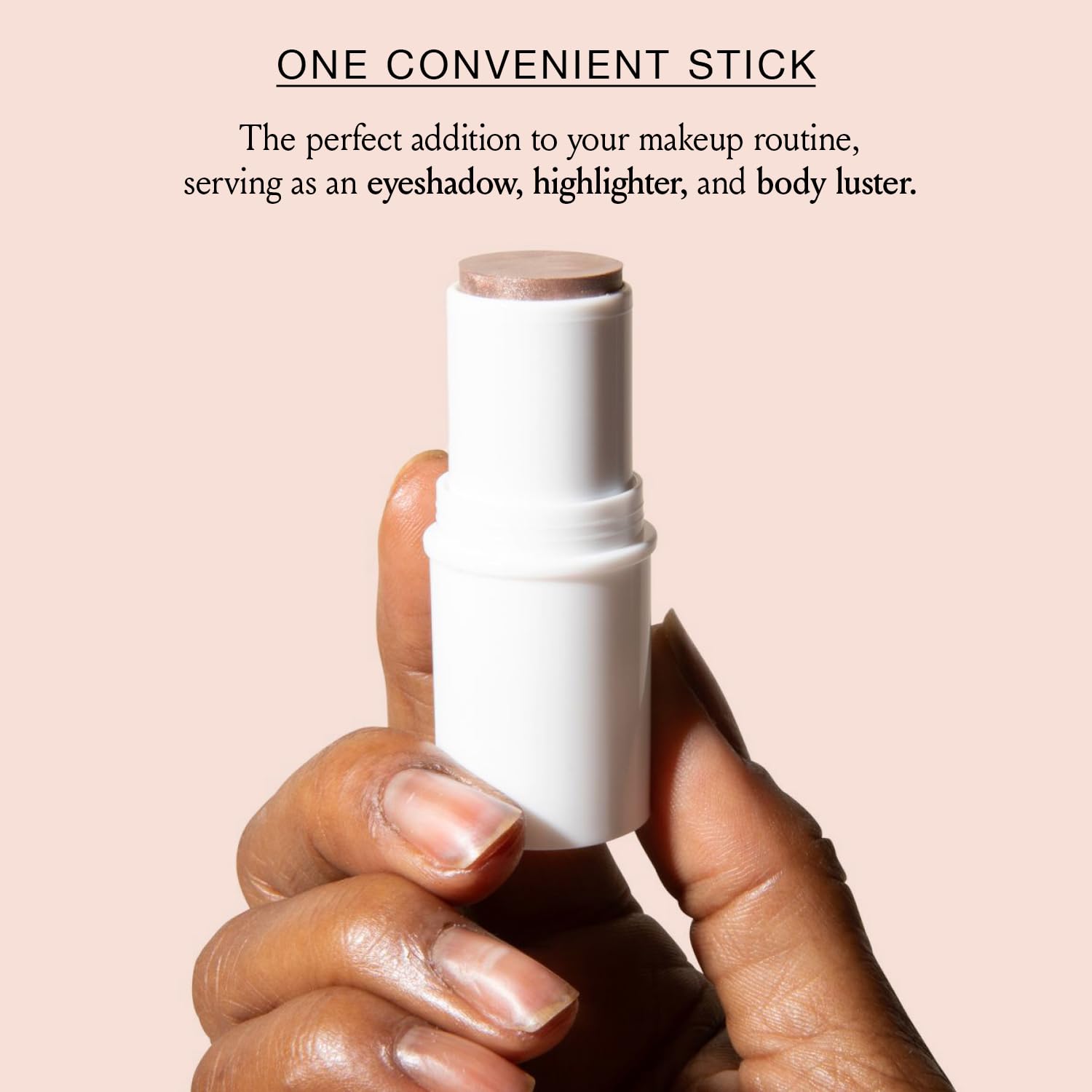 BOOM! Boomstick Glimmer subtle-shimmer-eyes-cheeks offers quick, natural glow.