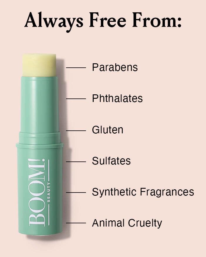 Boomstick GLO nourishes with olive oil and beeswax for comfortable hydration