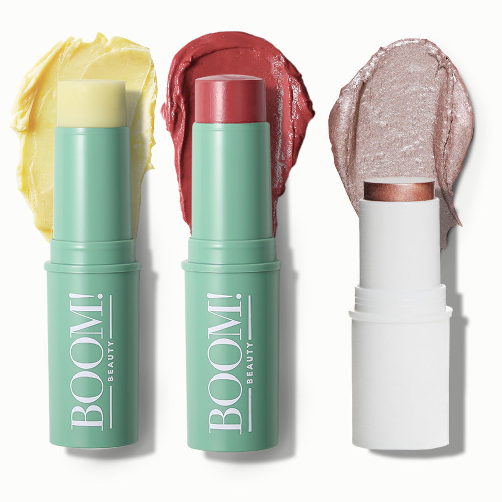 BOOM! Boomstick travel-friendly packaging supports quick routine on busy days.