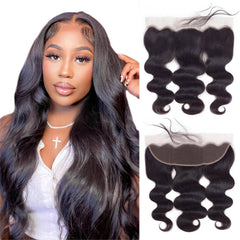 Boopwine 13x4 lace frontal closure, ear-to-ear with natural hairline for versatile parts.