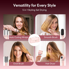 Bopcal auto air curlers enabling easy beginner-friendly curls with directional airflow