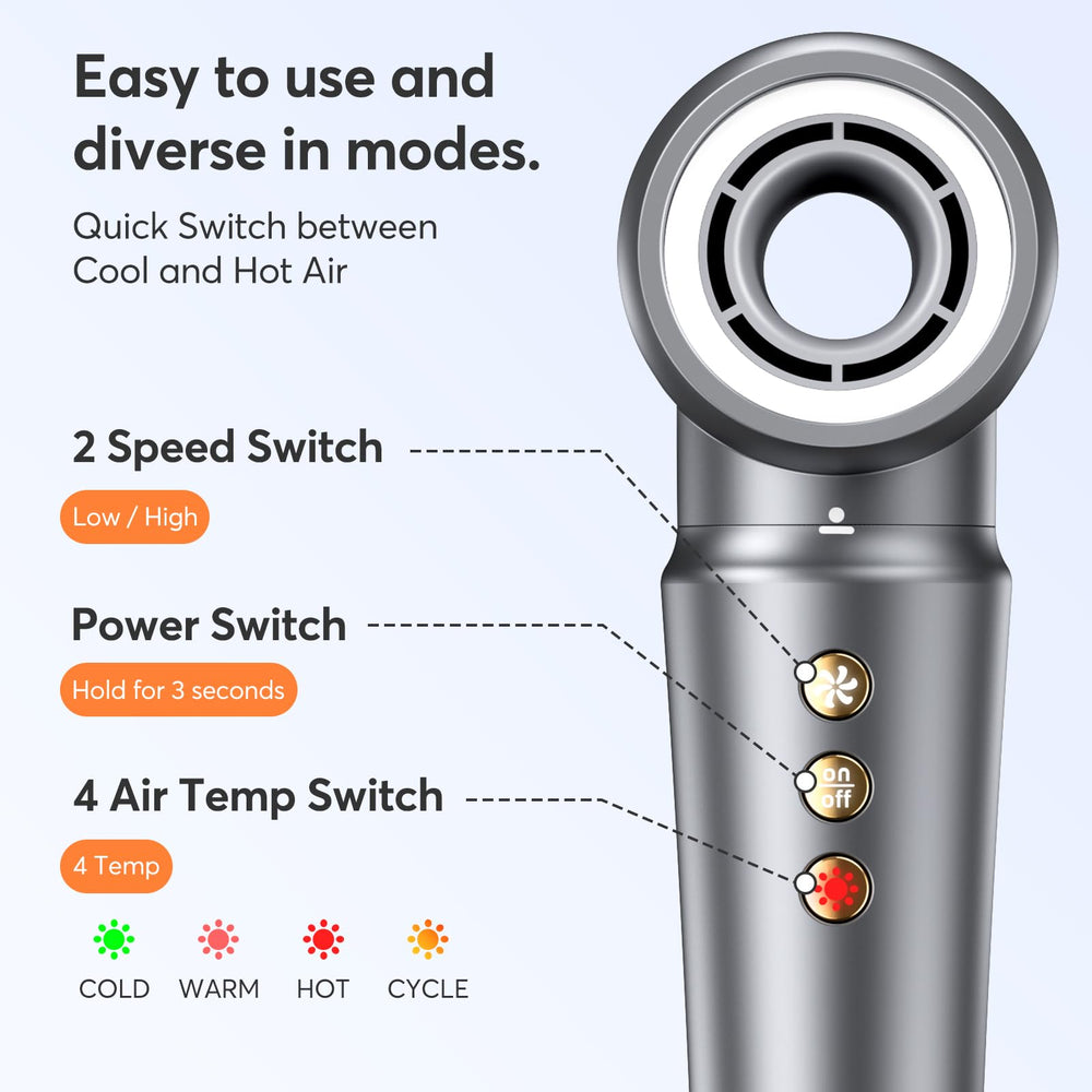 Bopcal ion technology nourishes hair for shine and frizz control
