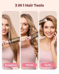 Bopcal keratin-coated barrel demonstrates reduced frizz and shine through gentle styling