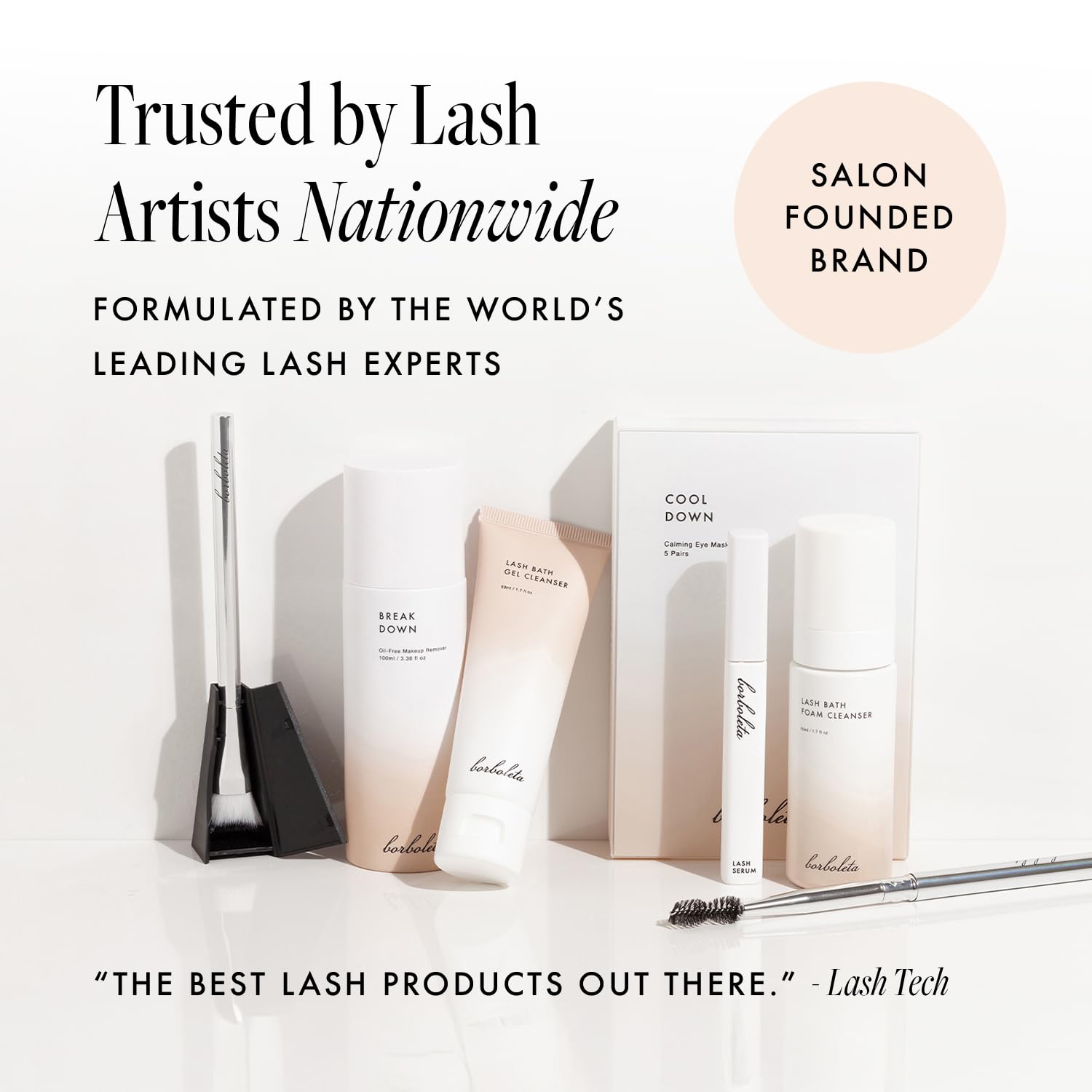 Borboleta Lash Serum two-month use look portrays healthier-looking lashes