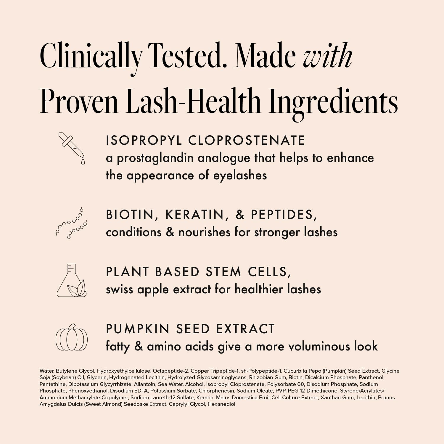 Borboleta Lash Serum cruelty-free packaging highlights ethical beauty and care