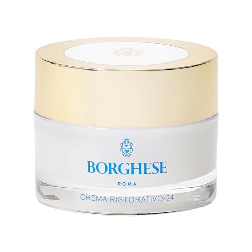 Borghese Crema Ristorativo-24 finish shows smooth supple skin after use
