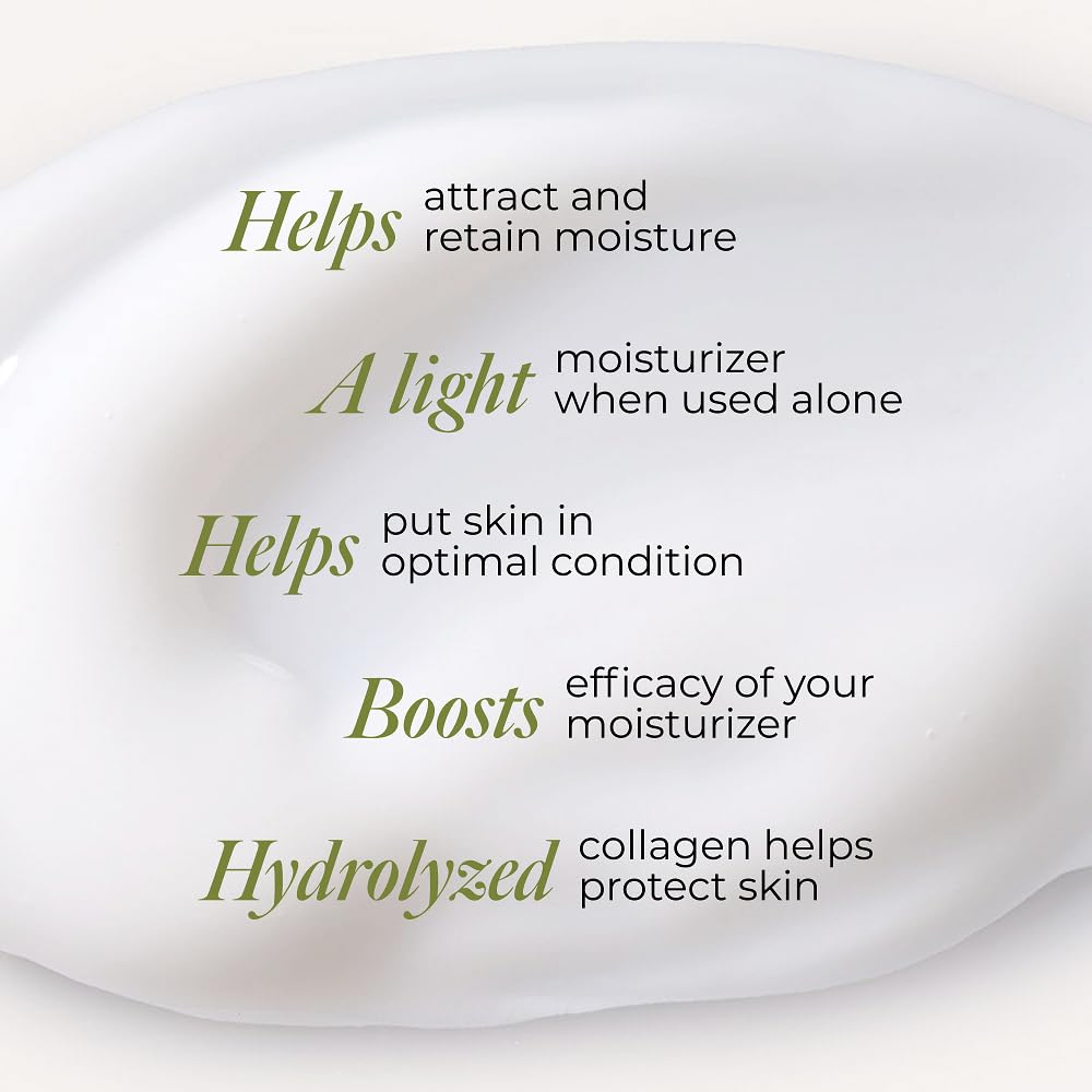 Borghese Curaforte Hydrolyzed Collagen helps prevent moisture loss.
