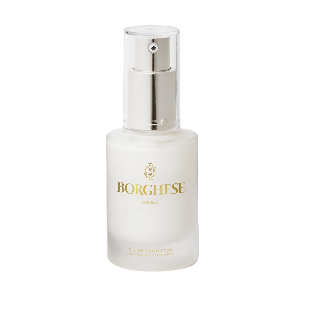 Borghese Eye Lift bottle pump for quick, mess-free under-eye care.