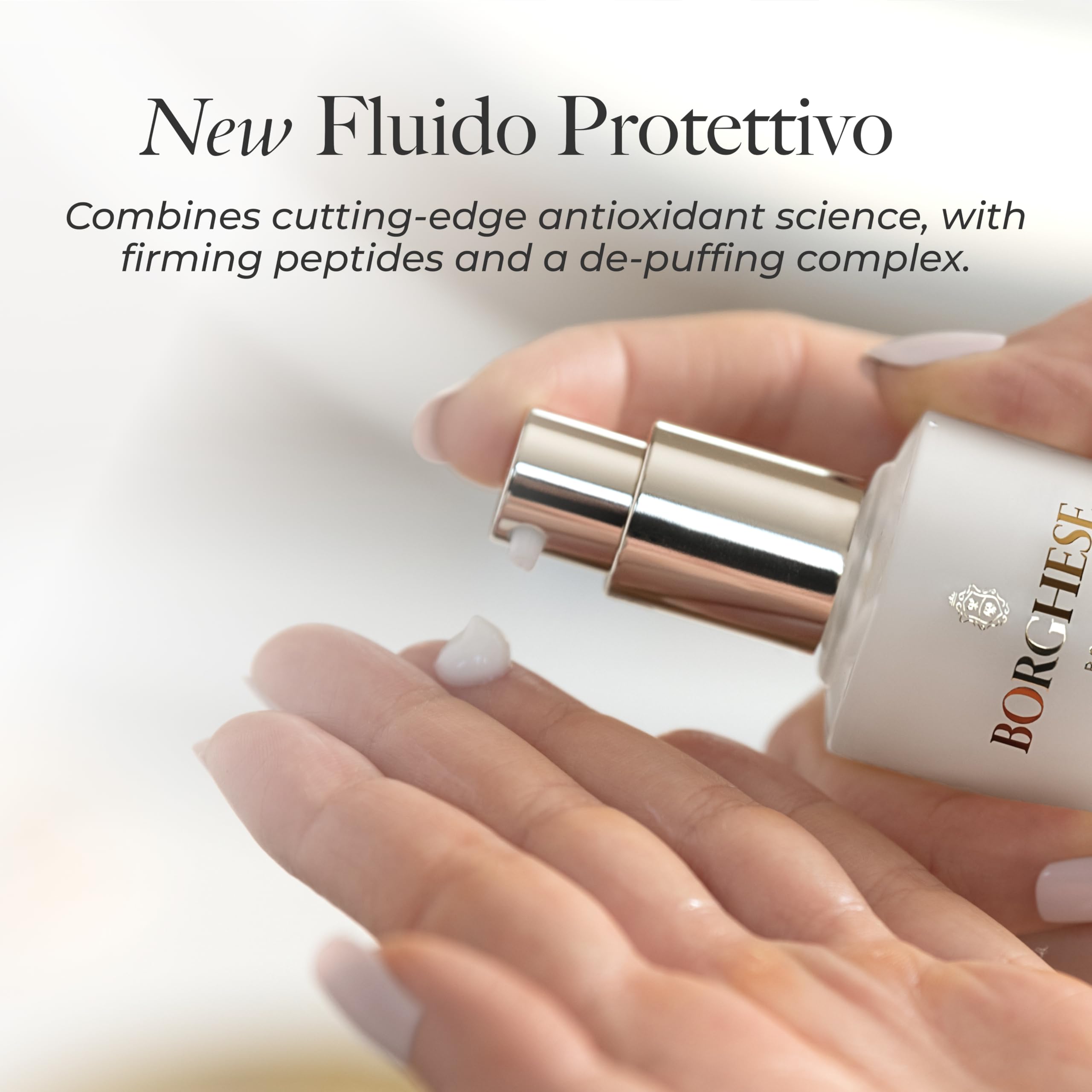 Borghese Eye Lift close-up reveals lightweight, fast-absorbing formula.