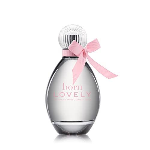 Born Lovely by SJP bottle pour shows easy application for all-day fragrance