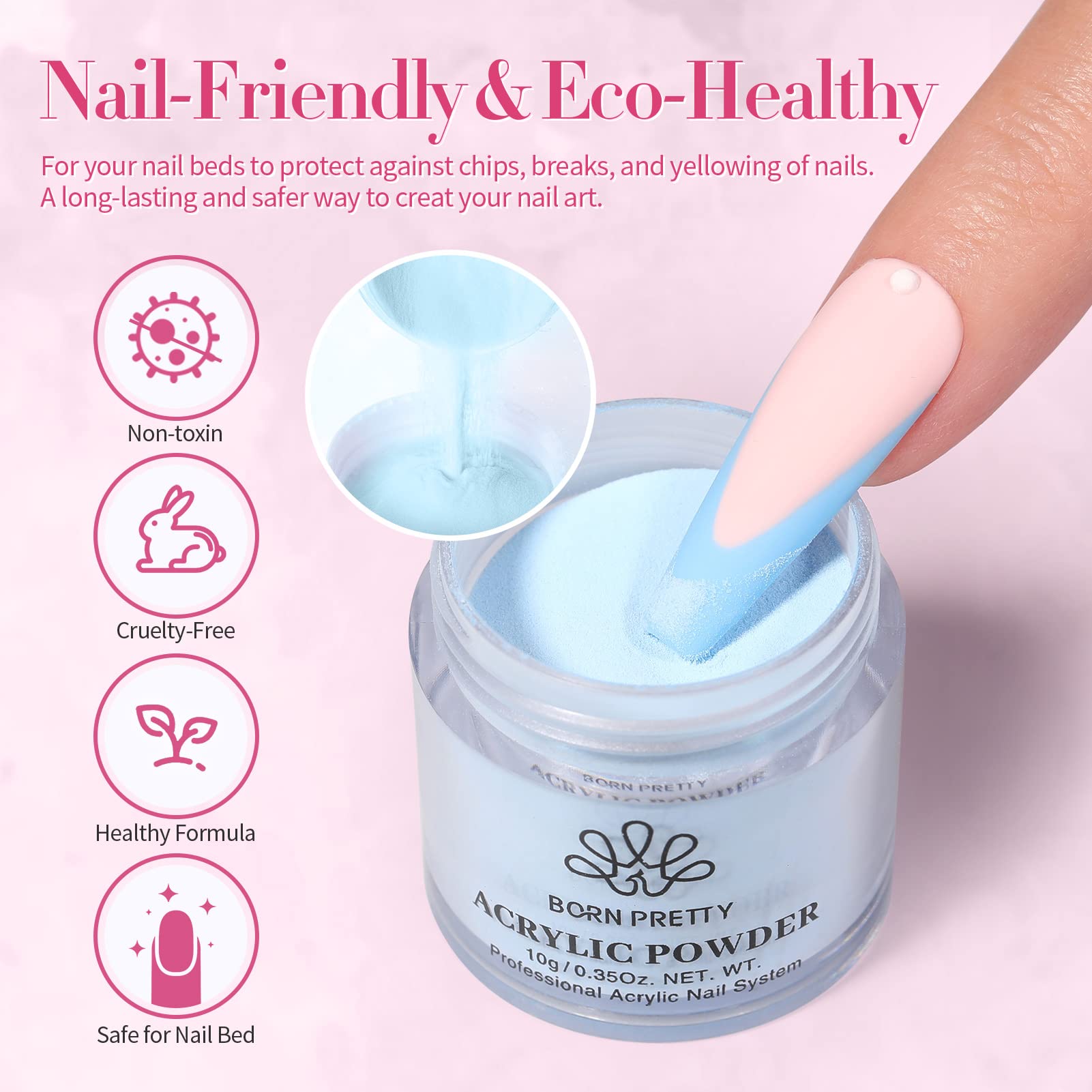 Born Pretty no lamp needed system demonstrates quick lamp-free nail application