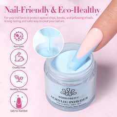 Born Pretty no lamp needed system demonstrates quick lamp-free nail application