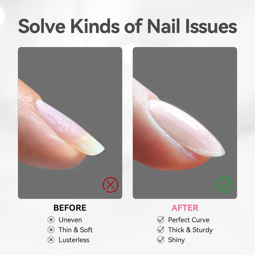 Born Pretty Builder Gel durable finish yielding natural-looking nails.