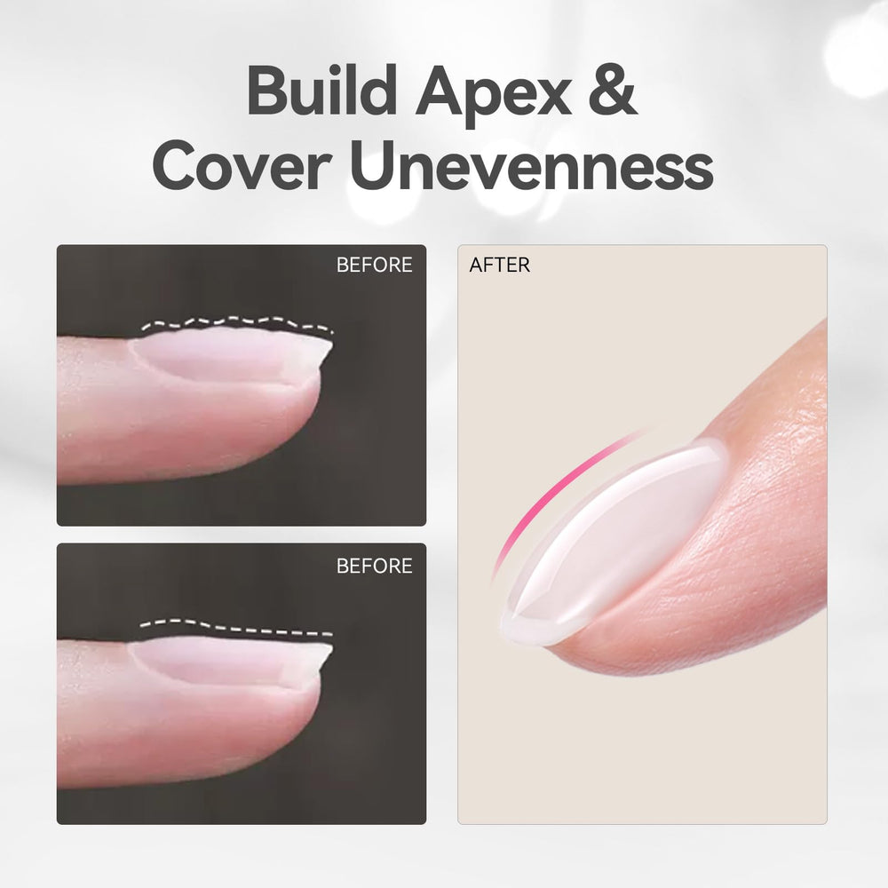 Born Pretty Builder Gel nail-extension setup—easy prep to build length and shape.