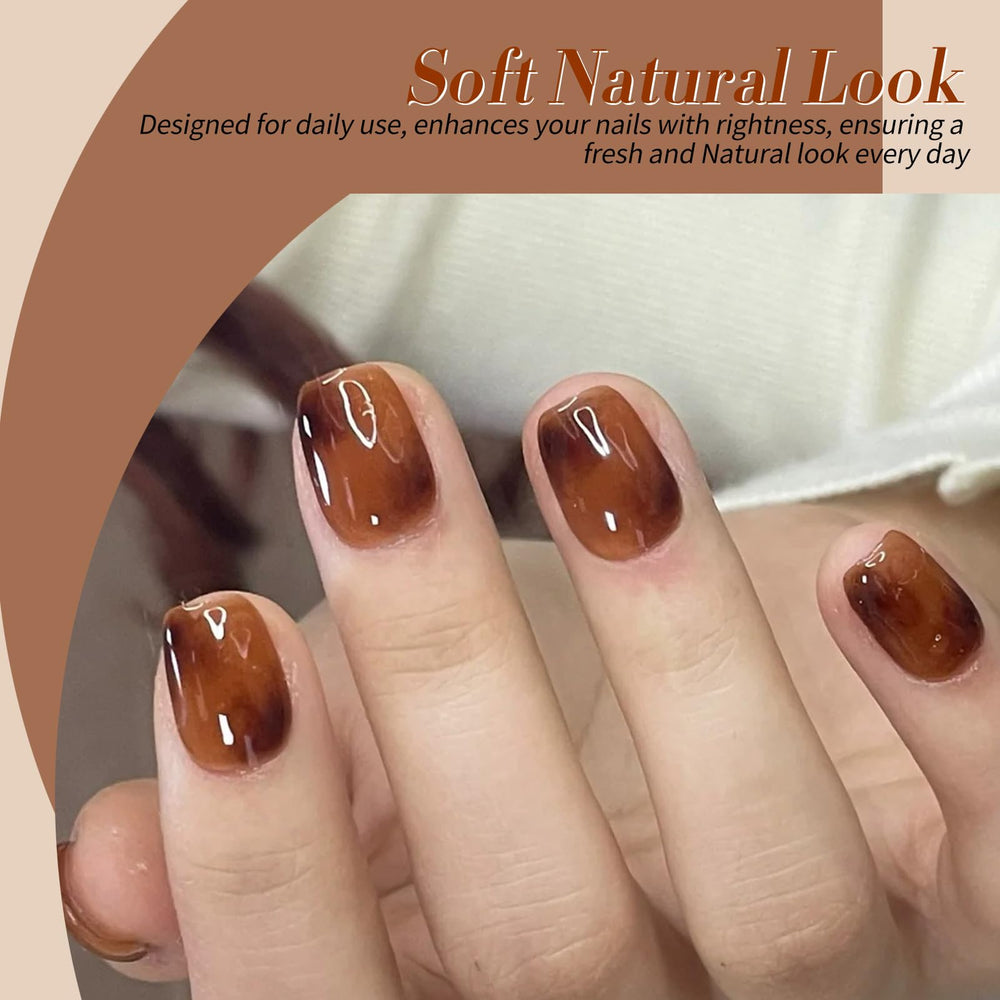 Born Pretty burgundy jelly crystal bottle adds rich festive tone for nails