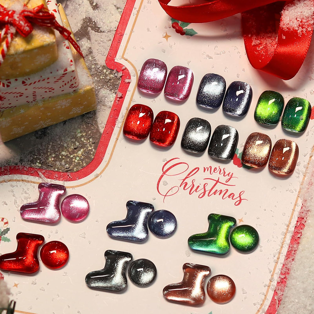 Born Pretty cat magnetic eye nail polish red for vibrant holiday nails with magnetic shimmer