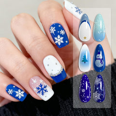 Born Pretty deep navy glitter gel polish for evening looks