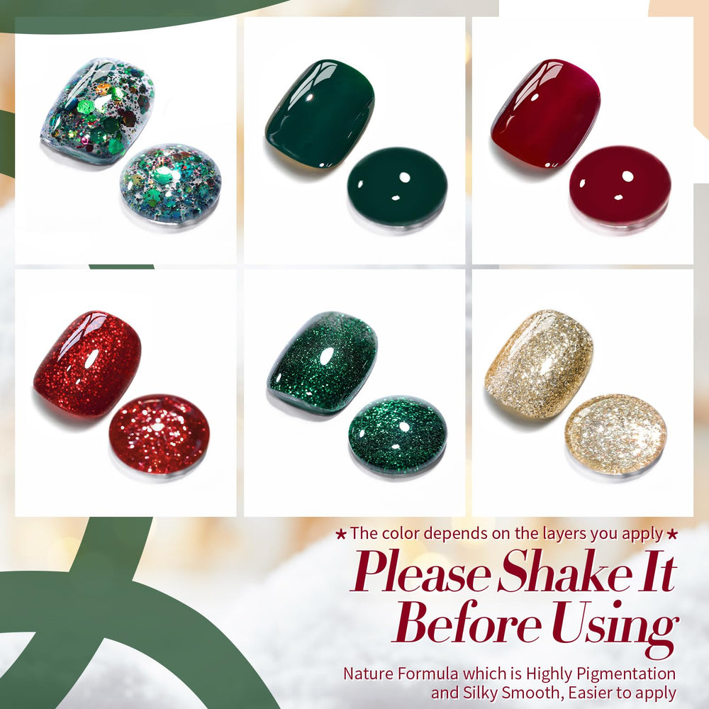 Born Pretty Christmas gel polish set packaging highlighting gift-worthy presentation