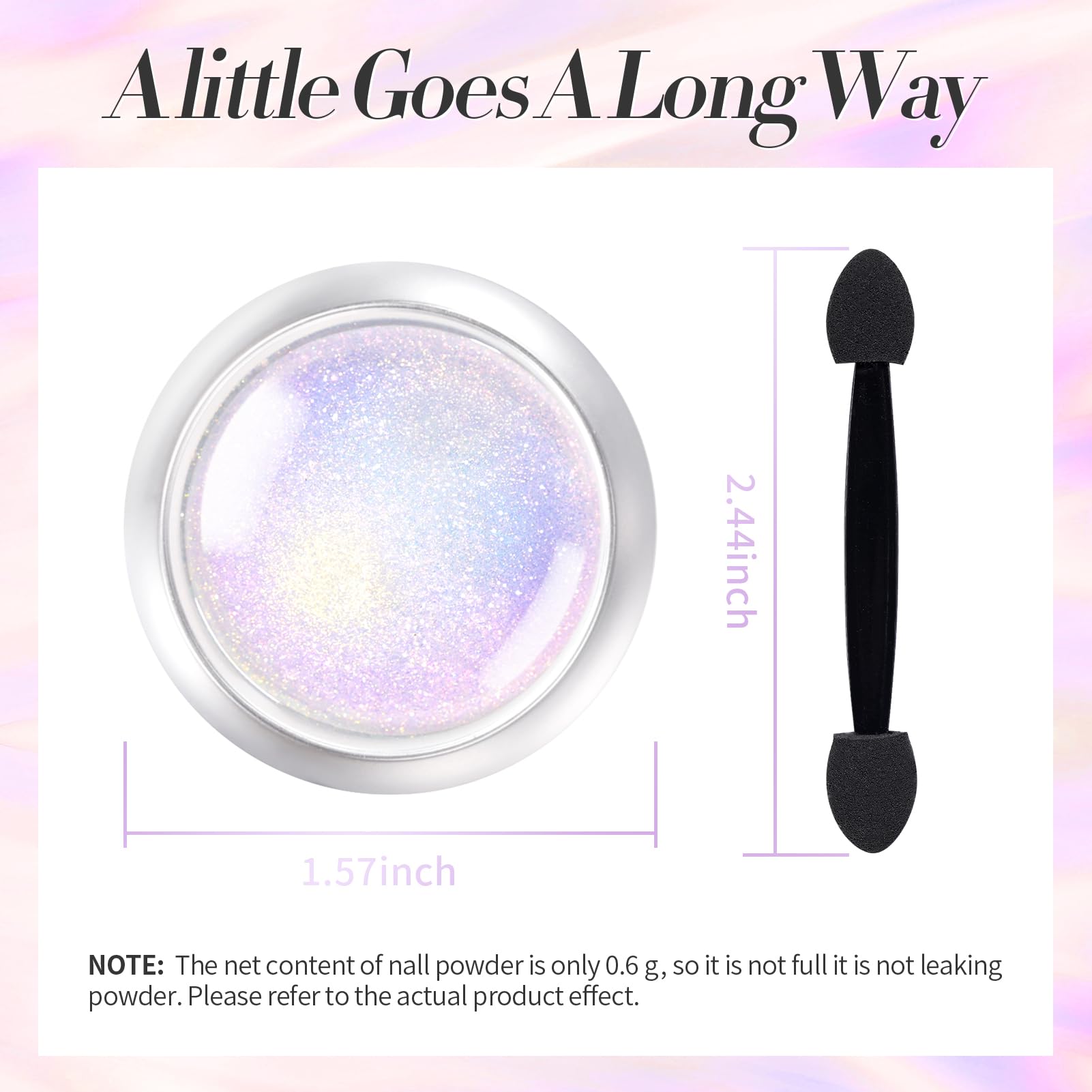 Born Pretty easy-apply formula for natural and artificial nails.