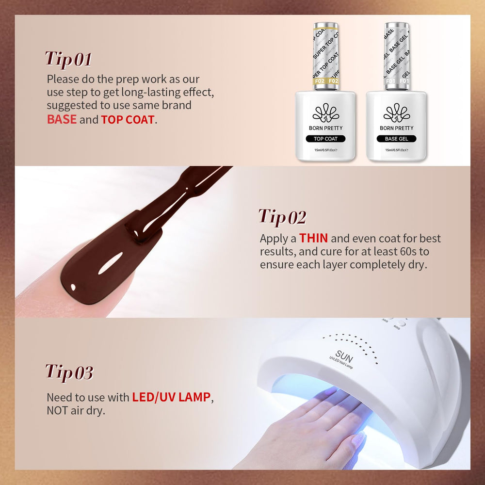 Born Pretty gift-ready gel nail polish kit for holidays.