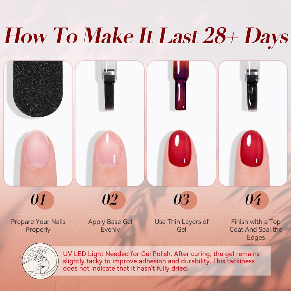 Born Pretty Jelly Gel nails at home for quick, stylish upgrades.