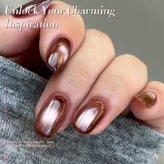 Born Pretty Jelly Glass Crystal Brown shows multi-tone gel for luxurious finishes.