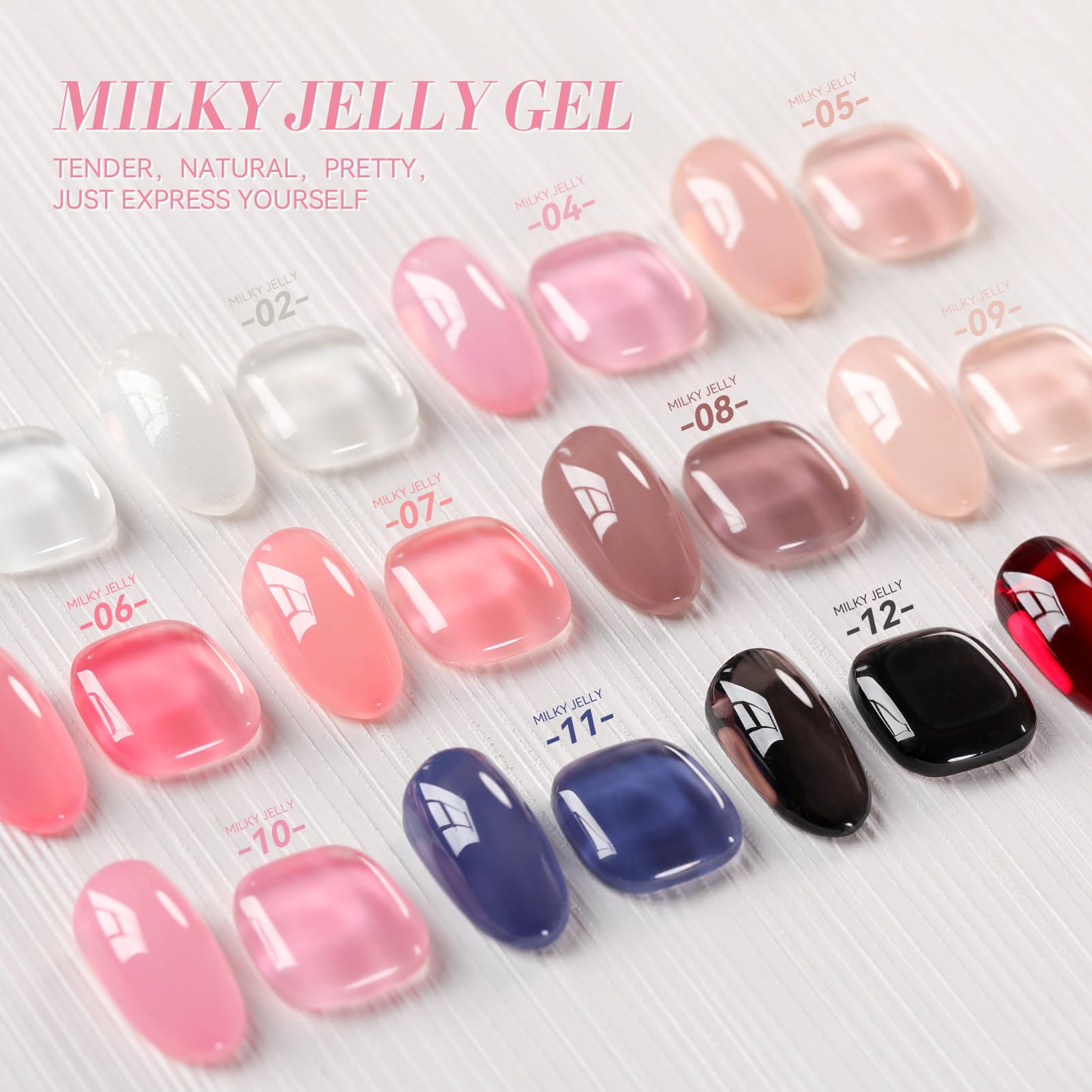 Born Pretty Jelly Nude long-wear gloss suggests days of shine.