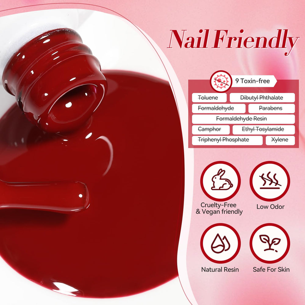 Born Pretty gel polish with low odor formula for comfortable at home manicure