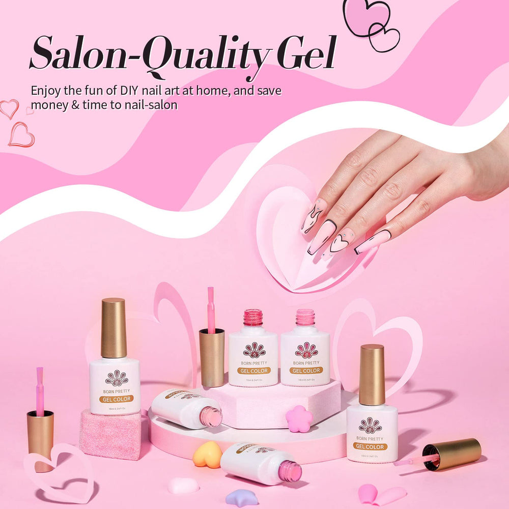 Born Pretty low-odor-gel-polish emphasizes healthier-feeling manicure with minimal fumes.