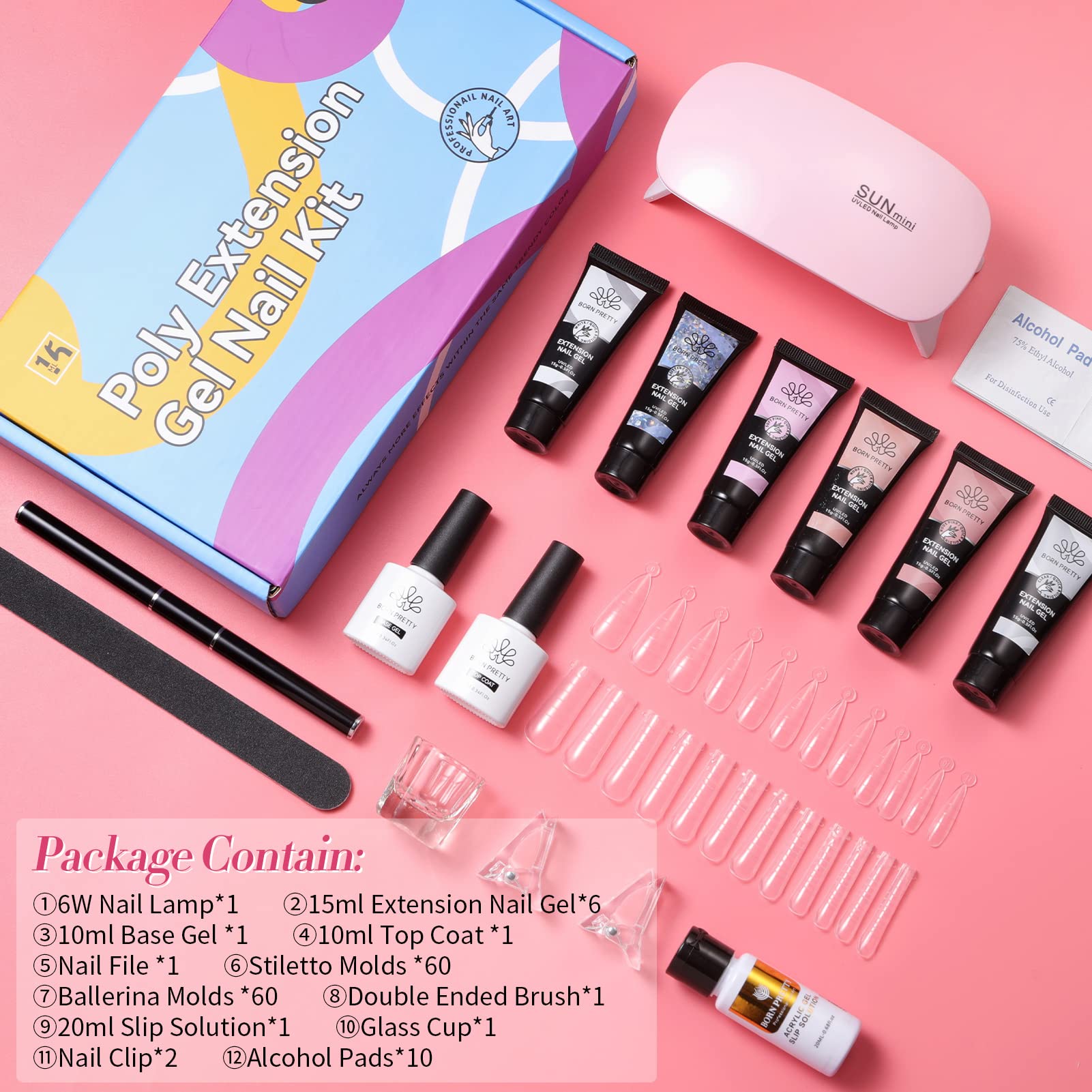 Born Pretty mini 6W lamp compatible with all gel polishes