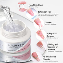 Born Pretty Nail Art Sculpture Pen for precise 3D shaping on nails.